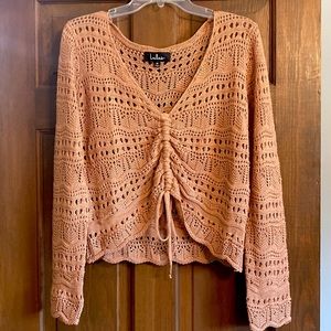 Lulus Crochet Sweater